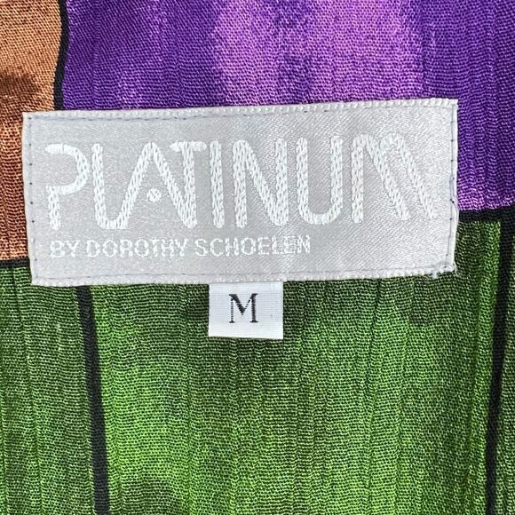 Vintage 80’s Platinum Dorothy Schoelen 3PC Blazer, Blouse & Skirt Set - Picture 4 of 16